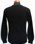 Dapper's (ダッパーズ)　長袖ワッフルTシャツ　1723　"Standard Waffle Crew Neck L/S Tee"　ブラック