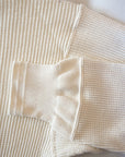 Dapper's (ダッパーズ)　長袖ワッフルTシャツ　1723　"Standard Waffle Crew Neck L/S Tee"　オフホワイト