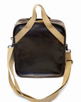 BUZZ RICKSON'S (バズリクソンズ)　レザー・ショルダーバッグ　BR02834　"SUIT-PNEUMATIC ANTI-G, TYPE G-3A LEATHER BAG"　ブラウン