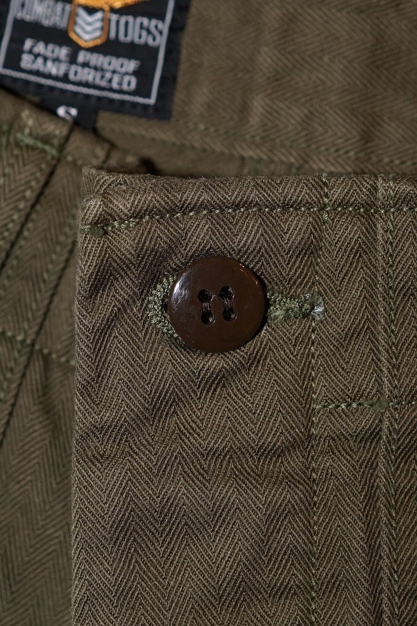JELADO (ジェラード)　ベーカーパンツ　CT03347　"CM47 HBT Baker Pants"　オリーブ