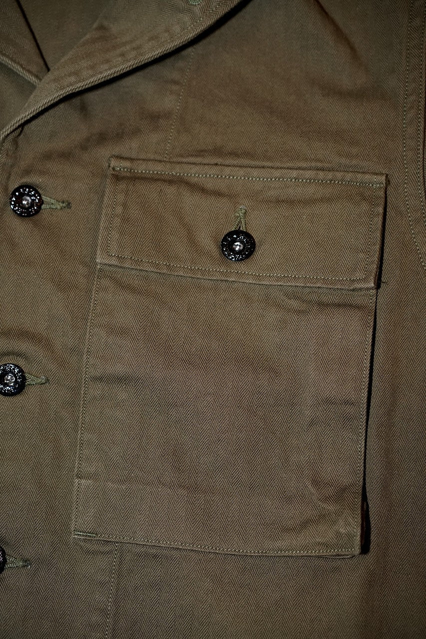 JELADO (ジェラード)　フィールドジャケット　CT03443　"CM43 HBT Field Jacket"　オリーブ