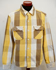 JELADO (ジェラード)　ヘヴィーネルシャツ (ショート丈)　JP02125　"Unionworkers Shirts (ユニオンワーカーズシャツ)"　グレインマスタード