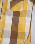 JELADO (ジェラード)　ヘヴィーネルシャツ (ショート丈)　JP02125　"Unionworkers Shirts (ユニオンワーカーズシャツ)"　グレインマスタード
