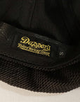 Dapper's (ダッパーズ)　キャスケット　1756　"Classical Casquette TypeA"　ブラック・プリントコーデュロイ