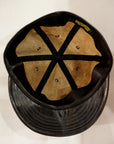 Dapper's (ダッパーズ)　レザー・ワークキャップ　1741　"40’s Style Horsehide Leather Work Cap"　ブラック