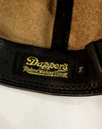 Dapper's (ダッパーズ)　レザー・ワークキャップ　1741　"40’s Style Horsehide Leather Work Cap"　ブラック