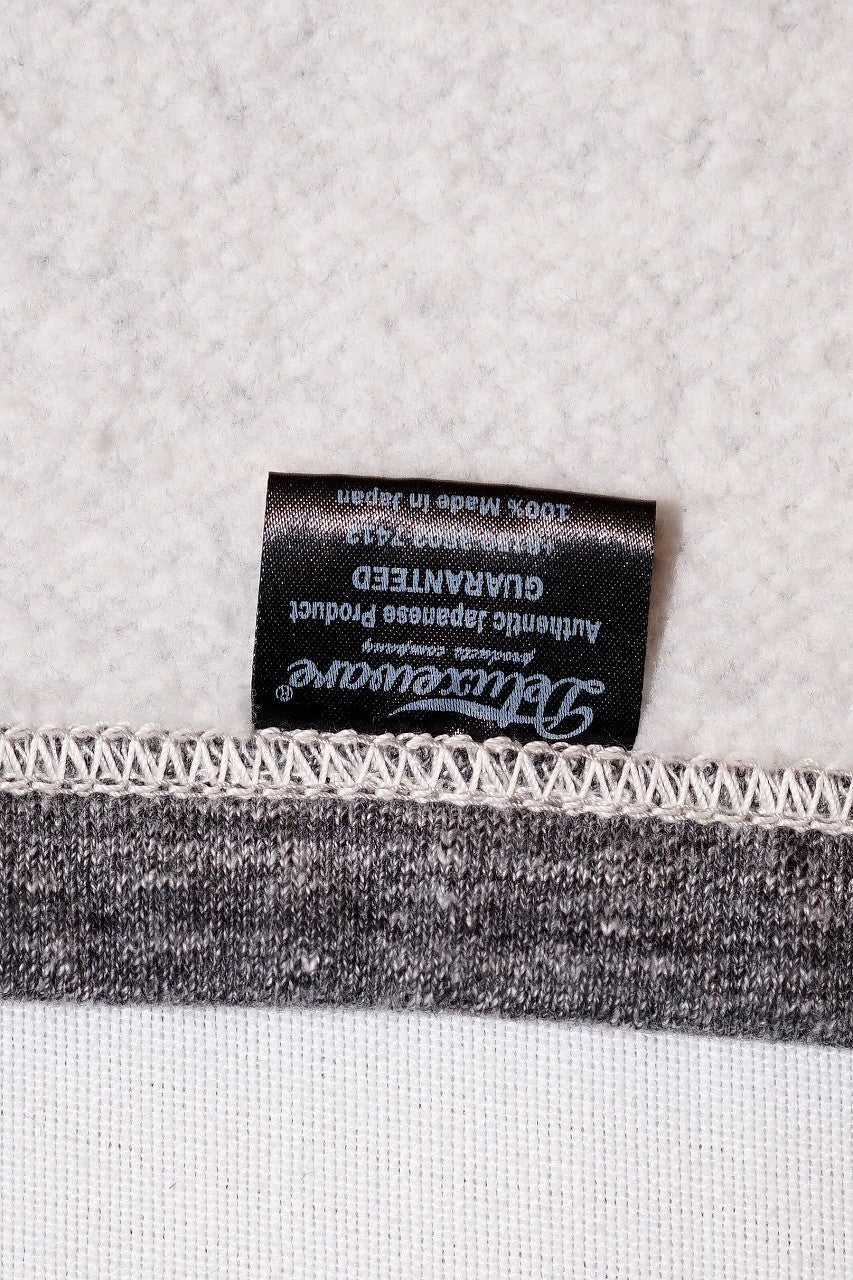 DELUXEWARE (デラックスウエア)　スウェットカーディガン　SCB-00　"50s CARDIGAN"　黒杢グレー