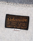 DELUXEWARE (デラックスウエア)　スウェットカーディガン　SCB-00　"50s CARDIGAN"　黒杢グレー