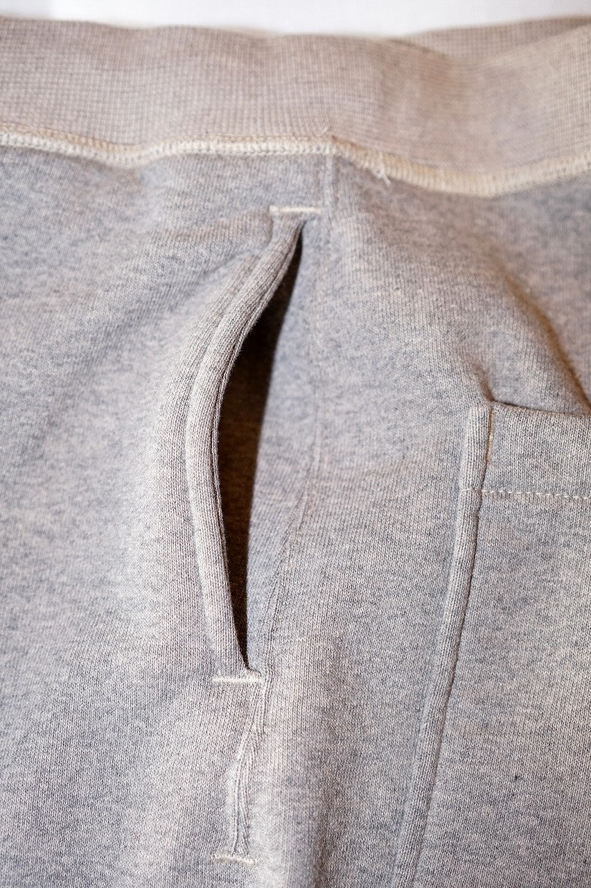 DELUXEWARE (デラックスウエア)　スウェットパンツ　S500-00　"SWEAT PANTS"　杢グレーベージュ