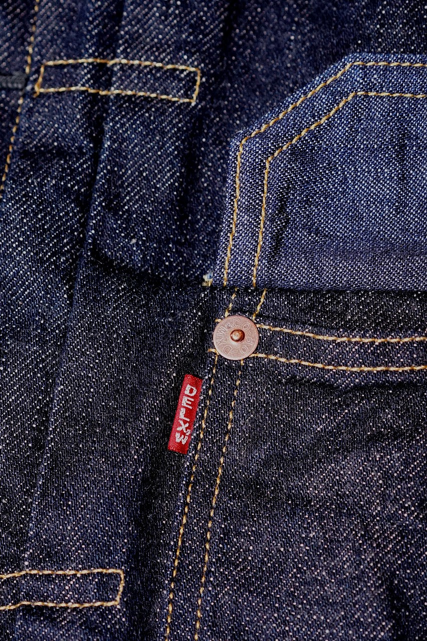 DELUXE WARE (デラックスウエア)　ジージャン　1949XJ　"VINTAGE FIRST JACKET"　インディゴ・ワンウォッシュ