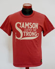 DELUXEWARE (デラックスウエア)　半袖Tシャツ　SDTS-2501　"SAMSON"　ダークレッド