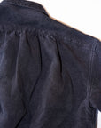 The 2 Monkeys (ザ・トゥーモンキーズ)　リネン・ワークジャケット　TM02454　"French Work Blouse (フレンチワークブラウス)"　ブルーブラック