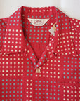 STAR OF HOLLYWOOD (スターオブハリウッド)　半袖オープンシャツ　SH39495　"POLKA DOT"　レッド