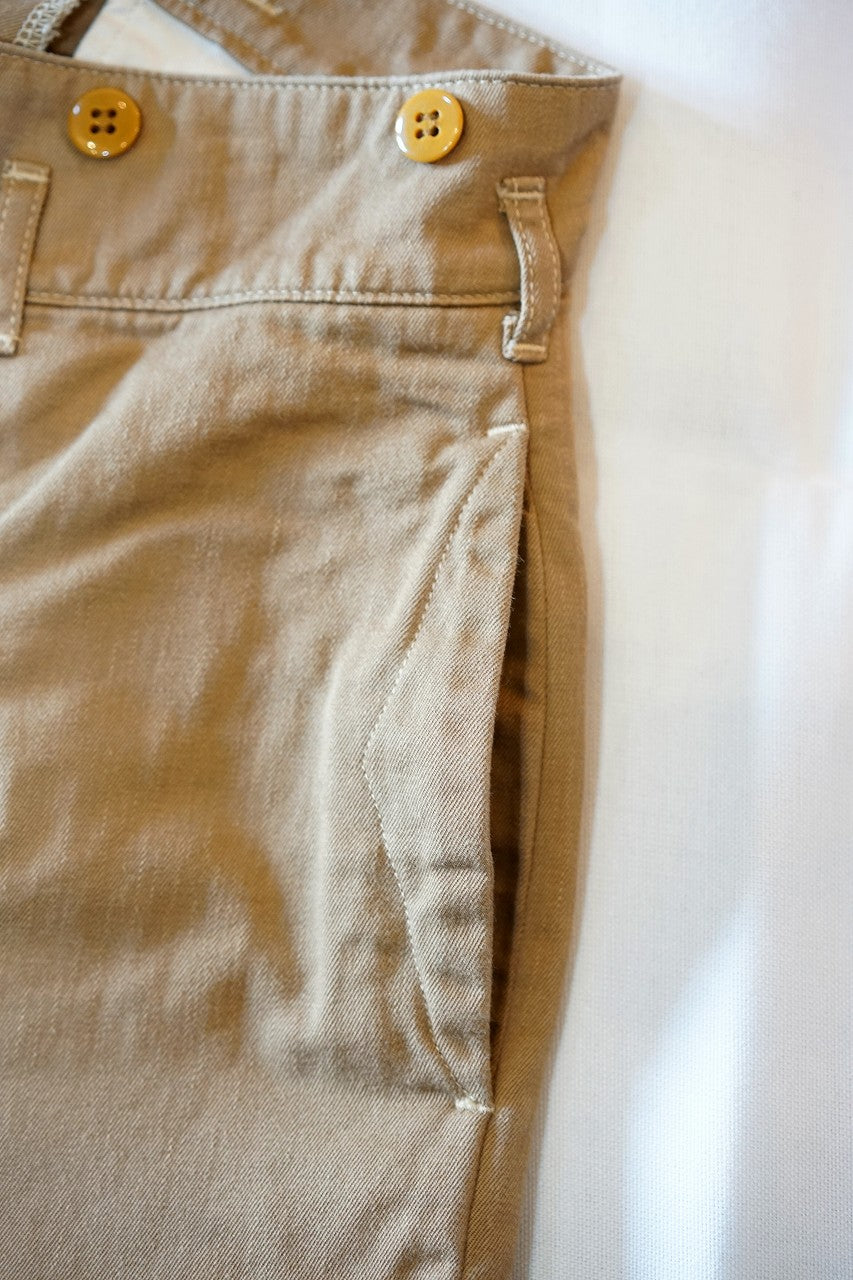 The 2 Monkeys (ザ・トゥーモンキーズ)　チノクロス・ワークパンツ　TM01342　"Chino Cloth Voyager Pants (チノクロス・ボイジャーパンツ)"　カーキ