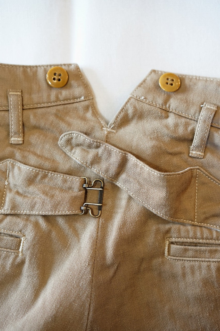The 2 Monkeys (ザ・トゥーモンキーズ)　チノクロス・ワークパンツ　TM01342　"Chino Cloth Voyager Pants (チノクロス・ボイジャーパンツ)"　カーキ