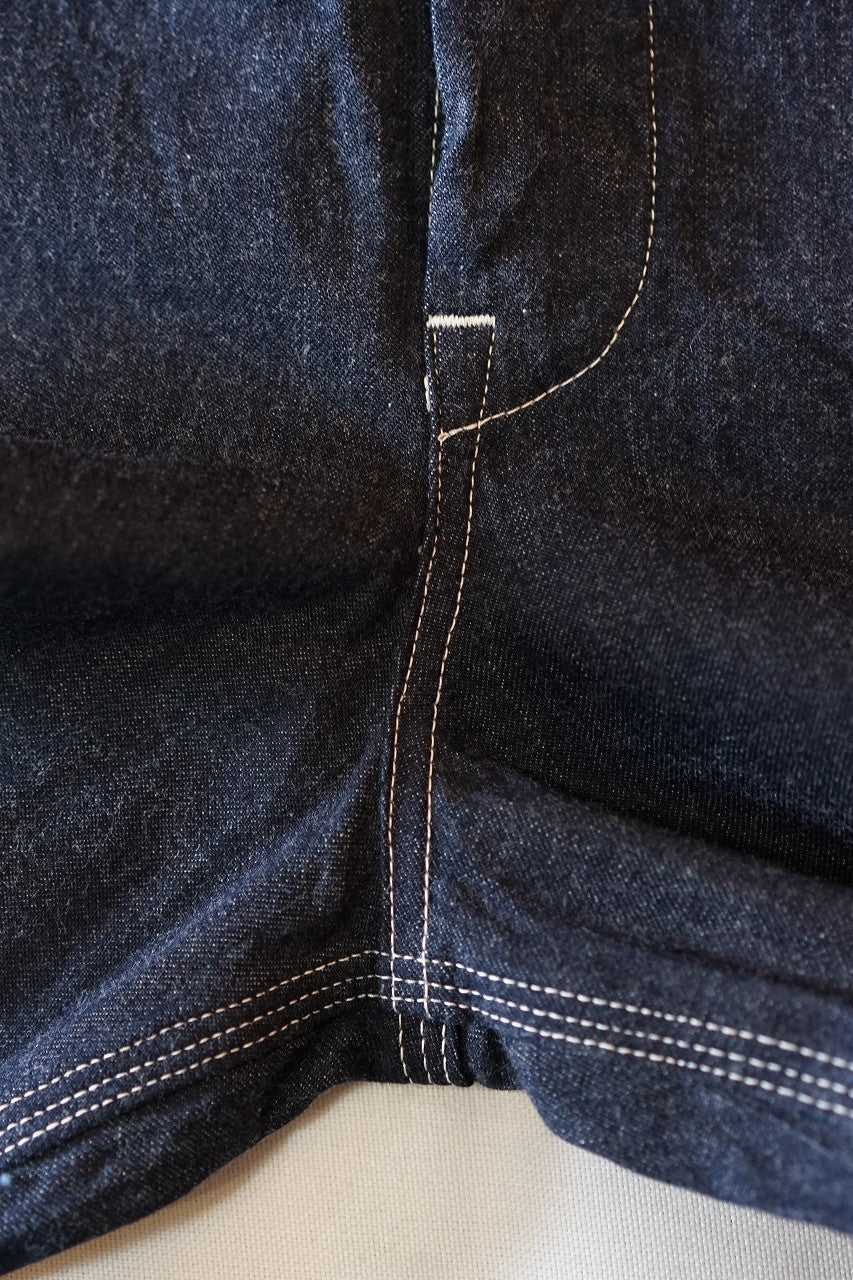 HEAD LIGHT (ヘッドライト)　ローバック・デニムオーバーオール　HD42554　"11oz. BLUE DENIM LOW BACK OVERALLS"　ワンウォッシュ