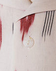 Pherrow's (フェローズ)　半袖オープンカラーシャツ　25S-HANDMADE FABRIC SHIRTS　ナチュラル
