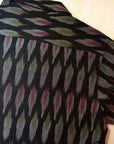 Pherrow's (フェローズ)　半袖オープンカラーシャツ　25S-HANDMADE FABRIC SHIRTS　ブラック