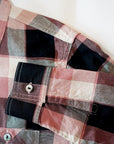 DELUXEWARE (デラックスウエア)　長袖シャツ　LV-31　"50s CHECK PATTERN"　レッド