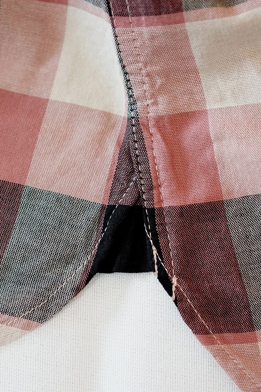 DELUXEWARE (デラックスウエア)　長袖シャツ　LV-31　"50s CHECK PATTERN"　レッド