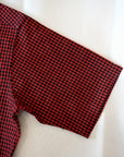 WARE HOUSE (ウエアハウス)　半袖ワークシャツ　3056　"SHORT SLEEVE CHECK WORK SHIRTS"　A柄 (ギンガムチェック) レッド