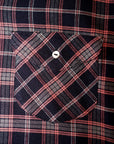 DALEE'S (ダリーズ)　半袖シャツ　"Huco.S"　...1910s RAYON SHIRT　ネイビーオレンジ