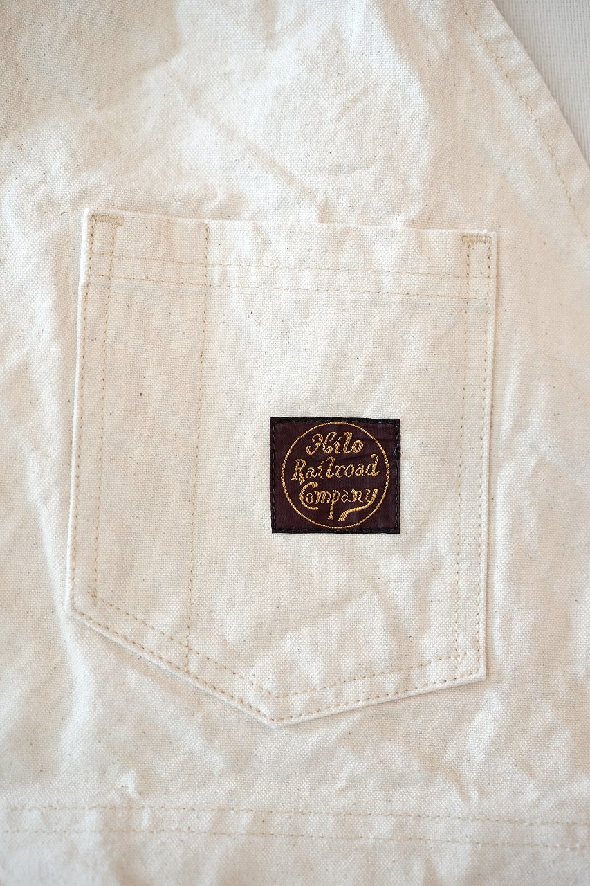 SAILOR MOKU PRODUCTS (セイラー・モク・プロダクツ)　コットンダック・オーバーオール　SM42523　"10oz. COTTON DUCK OVERALLS"　オフホワイト