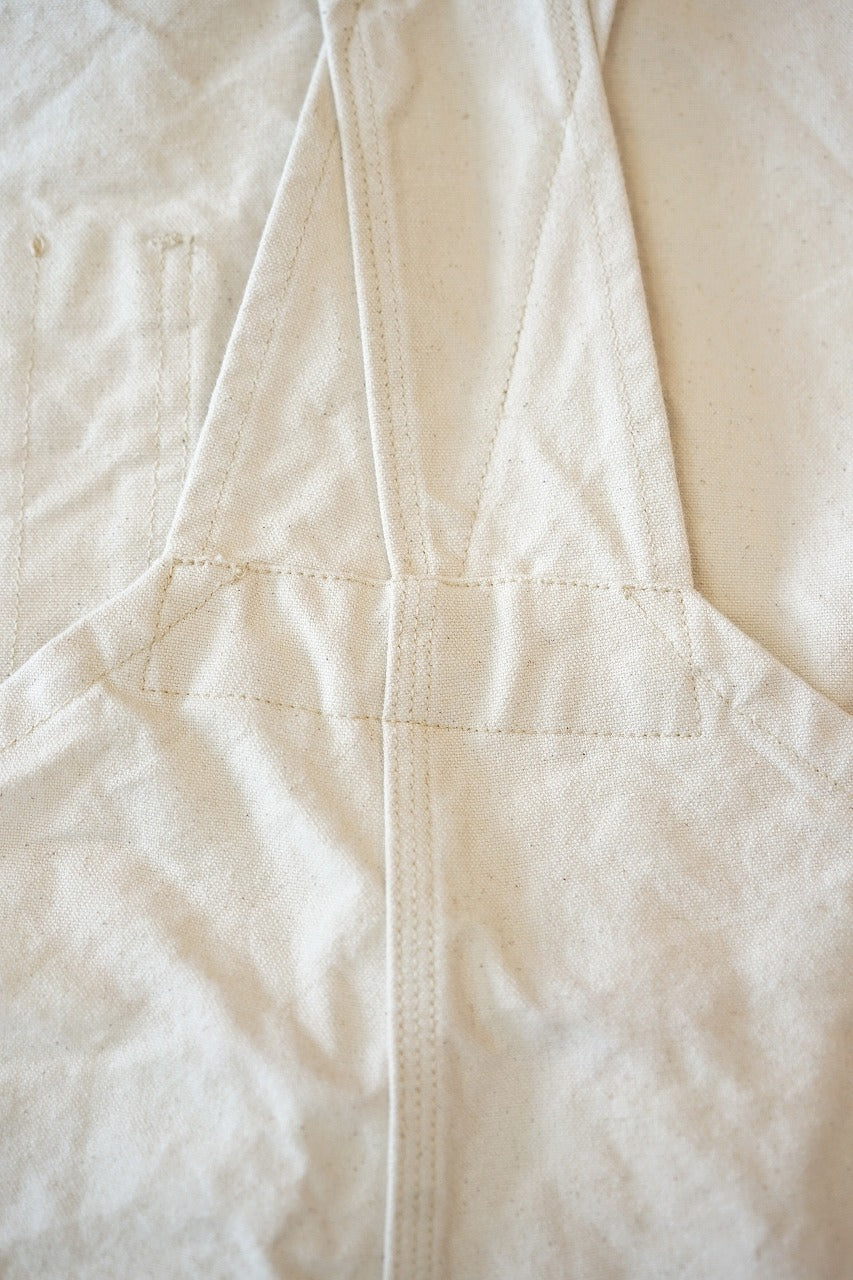 SAILOR MOKU PRODUCTS (セイラー・モク・プロダクツ)　コットンダック・オーバーオール　SM42523　"10oz. COTTON DUCK OVERALLS"　オフホワイト