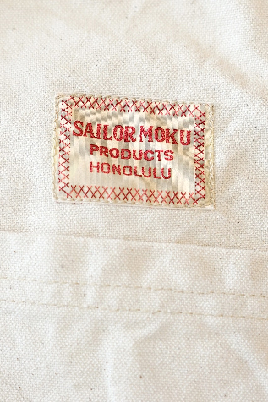 SAILOR MOKU PRODUCTS (セイラー・モク・プロダクツ)　コットンダック・オーバーオール　SM42523　"10oz. COTTON DUCK OVERALLS"　オフホワイト
