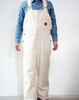 SAILOR MOKU PRODUCTS (セイラー・モク・プロダクツ)　コットンダック・オーバーオール　SM42523　"10oz. COTTON DUCK OVERALLS"　オフホワイト
