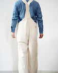 SAILOR MOKU PRODUCTS (セイラー・モク・プロダクツ)　コットンダック・オーバーオール　SM42523　"10oz. COTTON DUCK OVERALLS"　オフホワイト