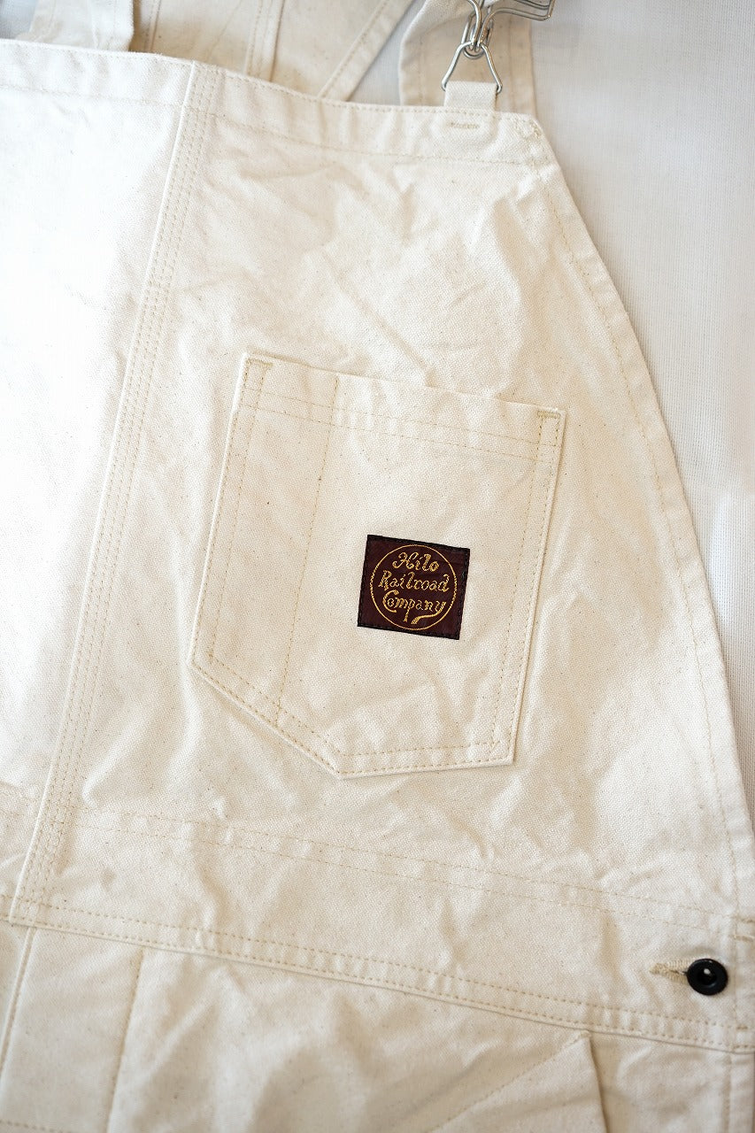 SAILOR MOKU PRODUCTS (セイラー・モク・プロダクツ)　コットンダック・オーバーオール　SM42523　"10oz. COTTON DUCK OVERALLS"　オフホワイト