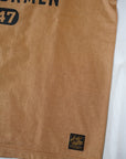 DELUXEWARE (デラックスウエア)　半袖Tシャツ　DXTS-2503　"ANCHOR"　オールドゴールド