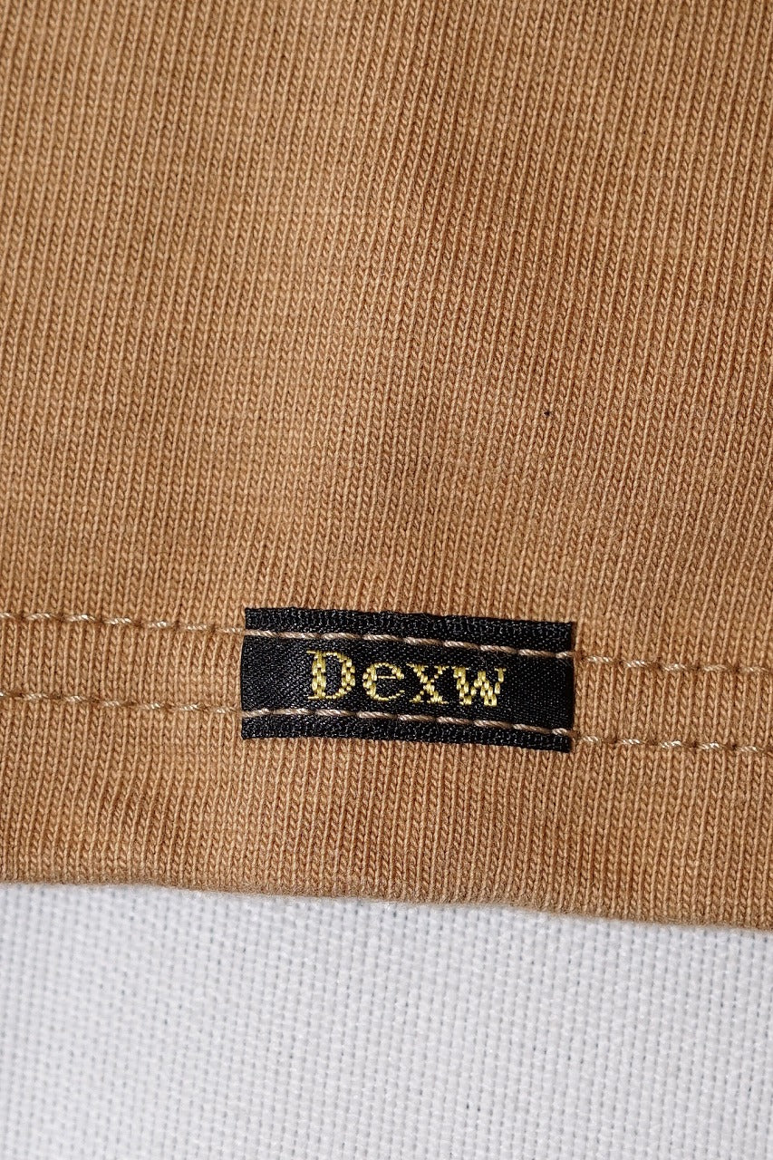 DELUXEWARE (デラックスウエア)　半袖Tシャツ　DXTS-2503　"ANCHOR"　オールドゴールド