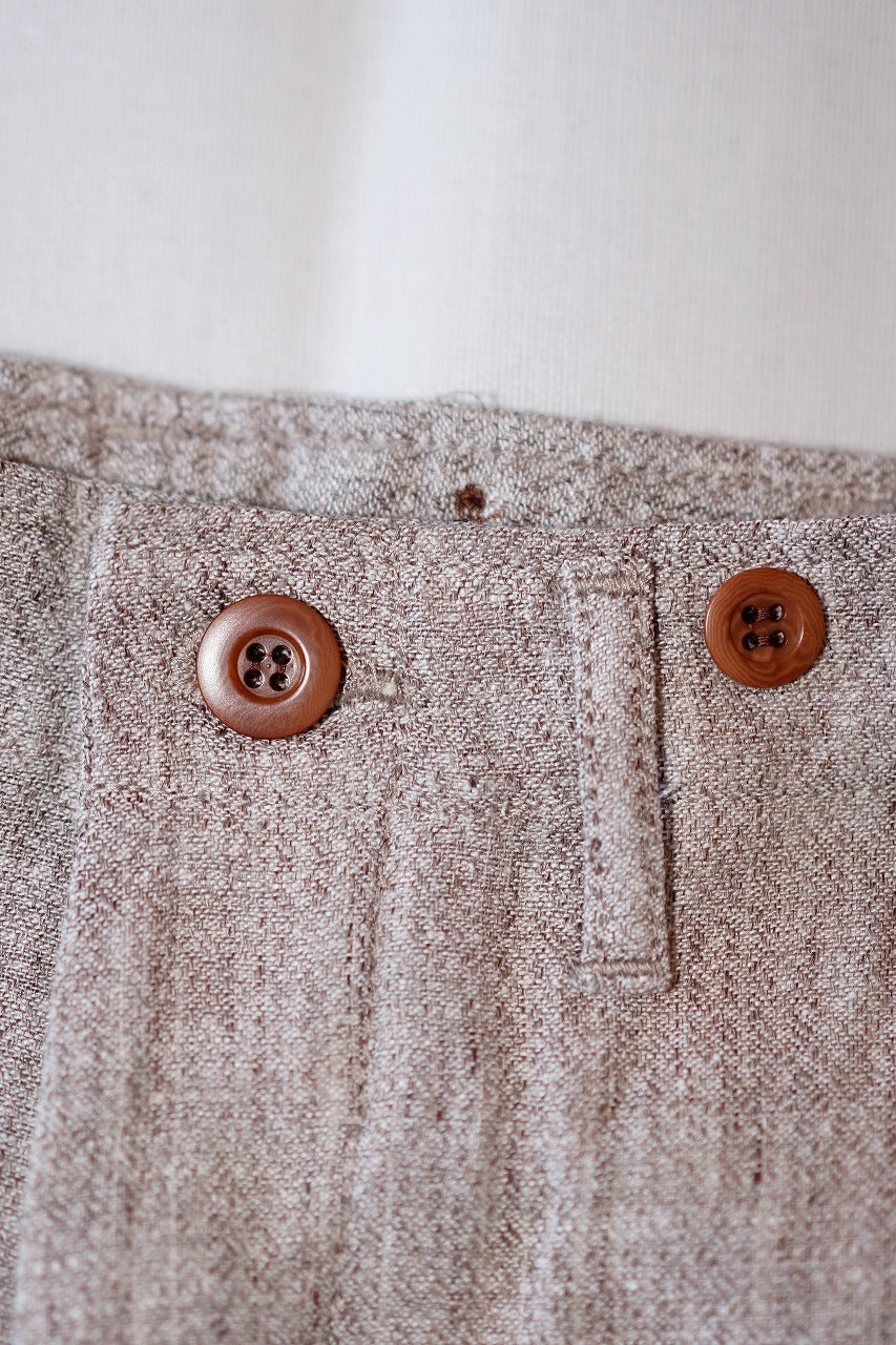 Dapper's (ダッパーズ)　ニッカーズパンツ　1788　"Classical Adjustable Knicker’s Linen Pants"　ライトベージュミックス