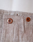 Dapper's (ダッパーズ)　ニッカーズパンツ　1788　"Classical Adjustable Knicker’s Linen Pants"　ライトベージュミックス
