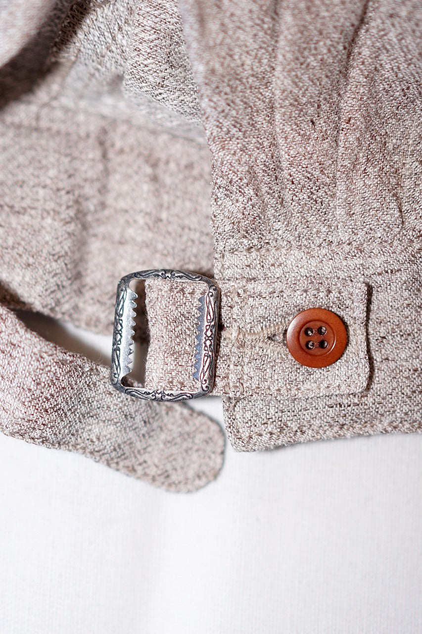 Dapper's (ダッパーズ)　ニッカーズパンツ　1788　"Classical Adjustable Knicker’s Linen Pants"　ライトベージュミックス