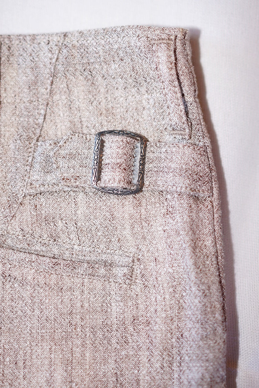 Dapper's (ダッパーズ)　ニッカーズパンツ　1788　"Classical Adjustable Knicker’s Linen Pants"　ライトベージュミックス