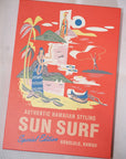 SUN SURF Special Edition (サンサーフ・スペシャルエディション)　半袖ハワイアンシャツ　SS39483　"SYMBOL OF GOOD LUCK"　ブルー