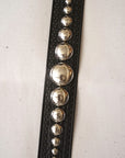 Dapper's(ダッパーズ) × ACE WESTERN BELTS(エースウエスタンベルト)　スタッズベルト　1792　"GO From Tokyo Design Studs Belt"　ブラック