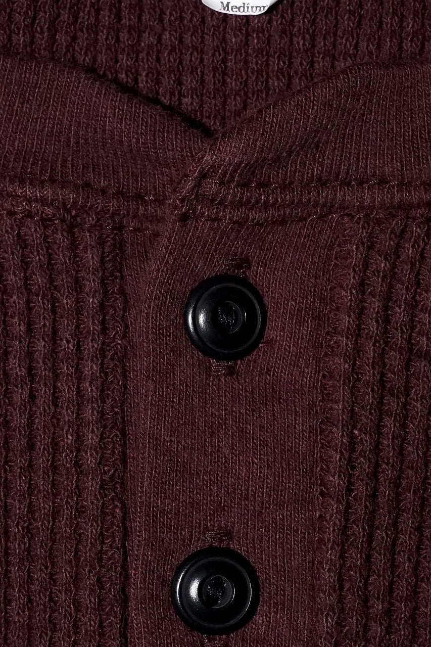 DALEE'S (ダリーズ)　長袖サーマルTシャツ　2230HT　...1930s WAFFLE HENLY THERMAL　オールドボルドー