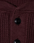 DALEE'S (ダリーズ)　長袖サーマルTシャツ　2230HT　...1930s WAFFLE HENLY THERMAL　オールドボルドー