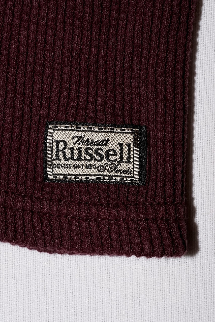 DALEE'S (ダリーズ)　長袖サーマルTシャツ　2230HT　...1930s WAFFLE HENLY THERMAL　オールドボルドー
