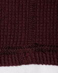 DALEE'S (ダリーズ)　長袖サーマルTシャツ　2230HT　...1930s WAFFLE HENLY THERMAL　オールドボルドー
