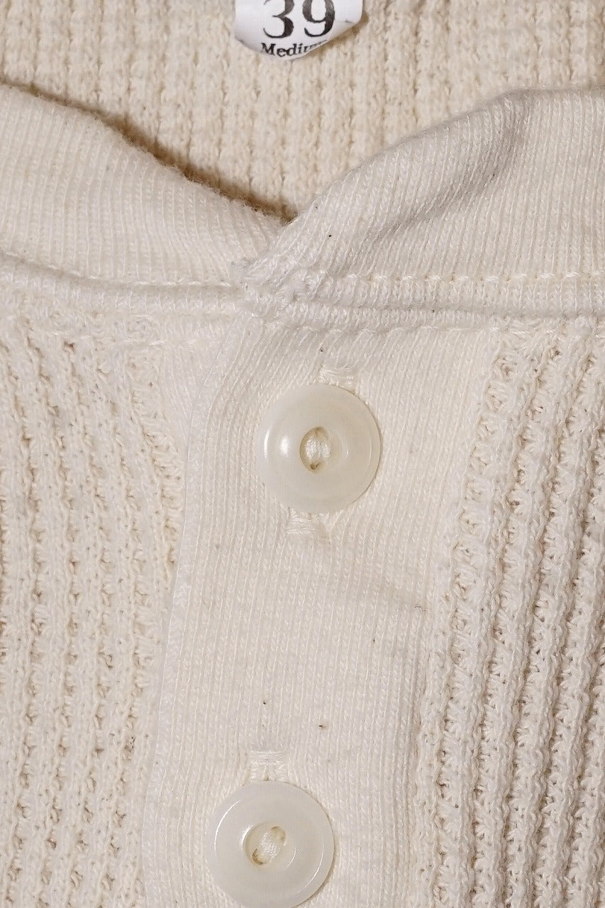 DALEE'S (ダリーズ)　長袖サーマルTシャツ　2230HT　...1930s WAFFLE HENLY THERMAL　ナチュラル