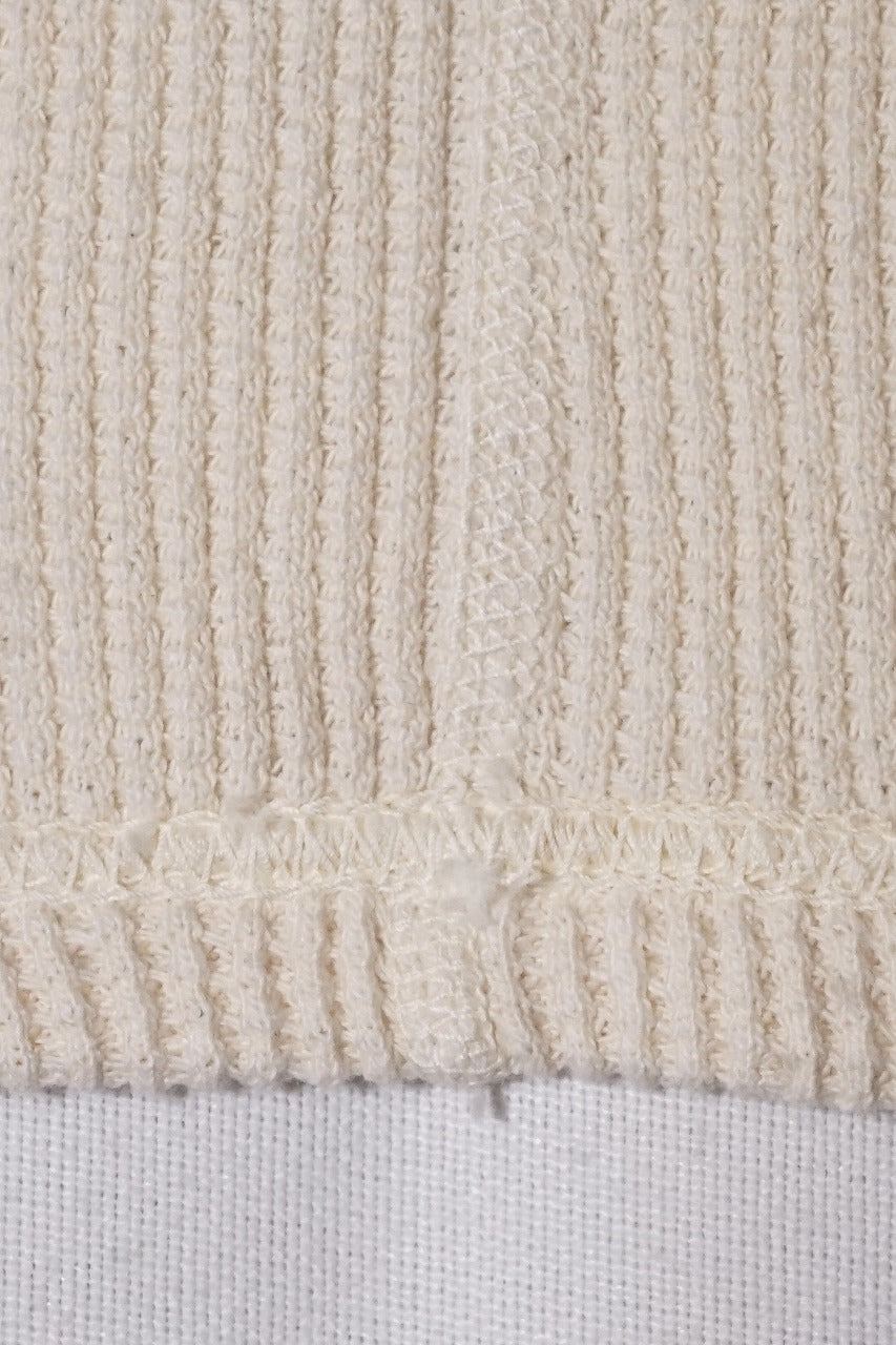 DALEE'S (ダリーズ)　長袖サーマルTシャツ　2230HT　...1930s WAFFLE HENLY THERMAL　ナチュラル