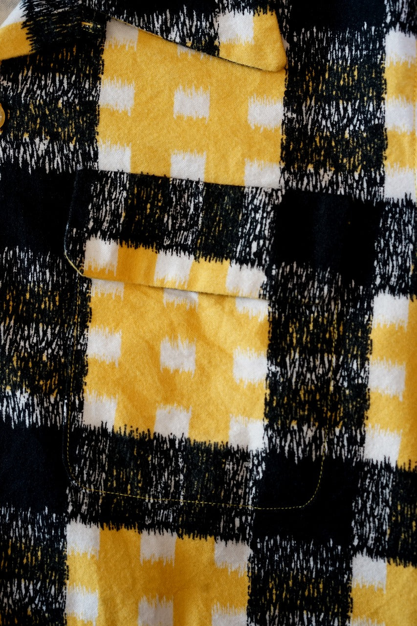 STYLE EYES (スタイルアイズ)　フランネル・スポーツシャツ　SE29573　"PLAID"　イエロー