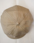 Dapper's (ダッパーズ)　キャスケット　1808　"MW Type GM Casquette With Small Top Button"　ベージュデニム