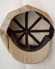 Dapper's (ダッパーズ)　キャスケット　1808　"MW Type GM Casquette With Small Top Button"　ベージュデニム
