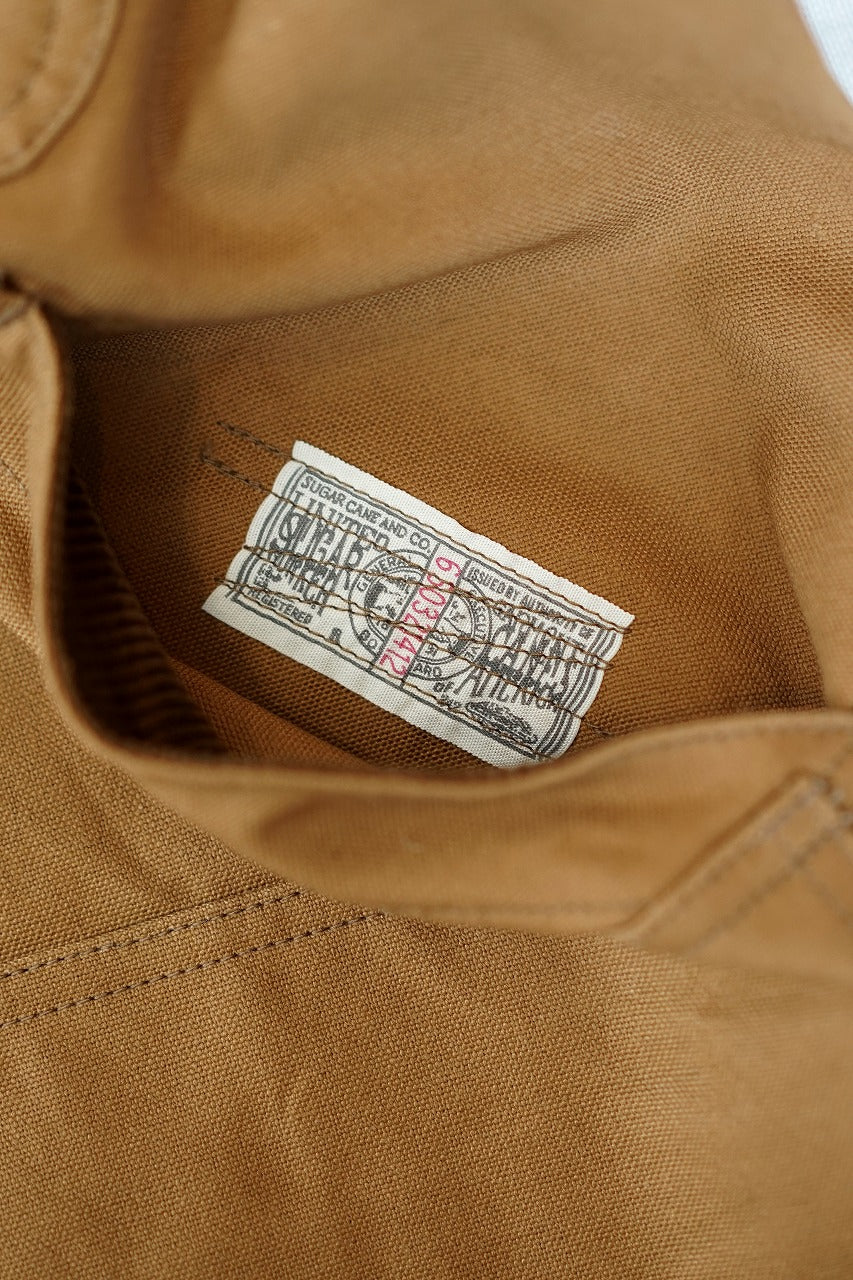 SUGAR CANE (シュガーケーン)　ハンティングジャケット　SC15834　"FICTION ROMANCE 13oz. BROWN DUCK HUNTING JACKET"　ブラウン